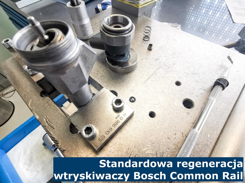 Standardowa regeneracja wtryskiwaczy Bosch Common Rail Regeneracja standard wtryskiwaczy Bosch