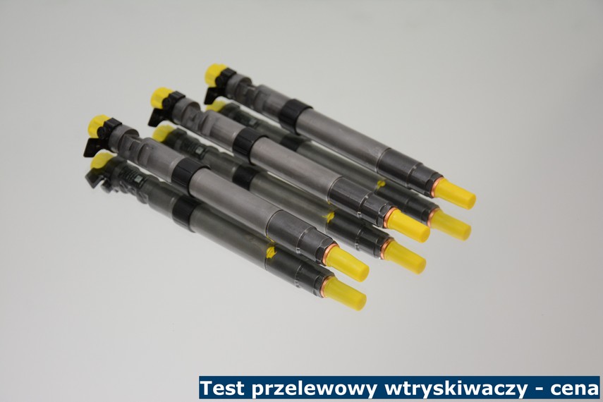 Test przelewowy wtryskiwaczy - cena Test przelewowy wtryskiwaczy - cena