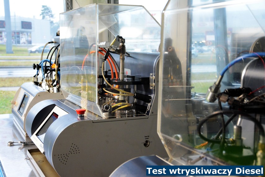 Testowanie wtryskiwaczy Diesel na specjalistycznych maszynach