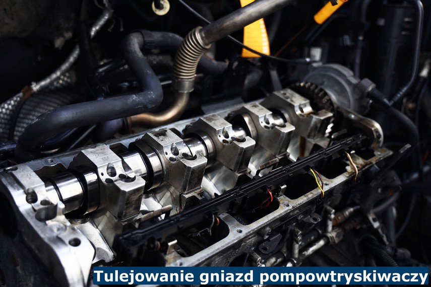 Tulejowanie gniazd pompowtryskiwaczy Tulejowanie gniazd pompowtrysków
