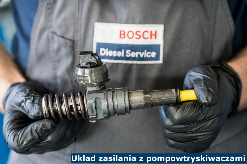 Układ zasilania z pompowtryskiwaczami Charakterystyka układu zasilania Diesla wyposażonego w pompowtryskiwacze