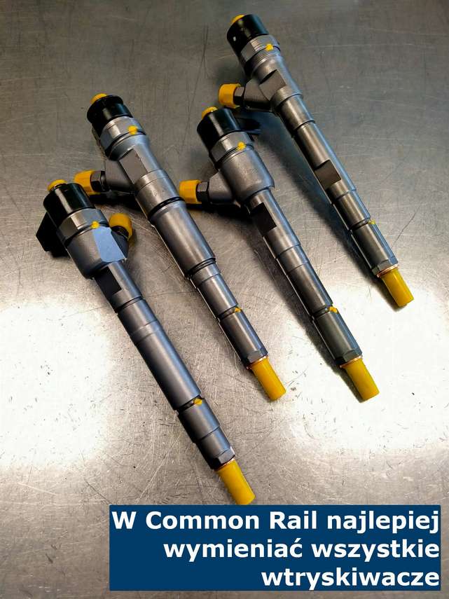 W Common Rail najlepiej wymieniać wszystkie wtryskiwacze Common Rail - wymieniać jeden wtryskiwacz czy wszystkie?