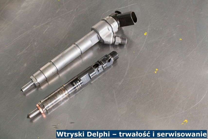 Wtryski Delphi – trwałość i serwisowanie Przykładowy wtryskiwacze elektromagnetyczne i piezoelektryczne Delphi