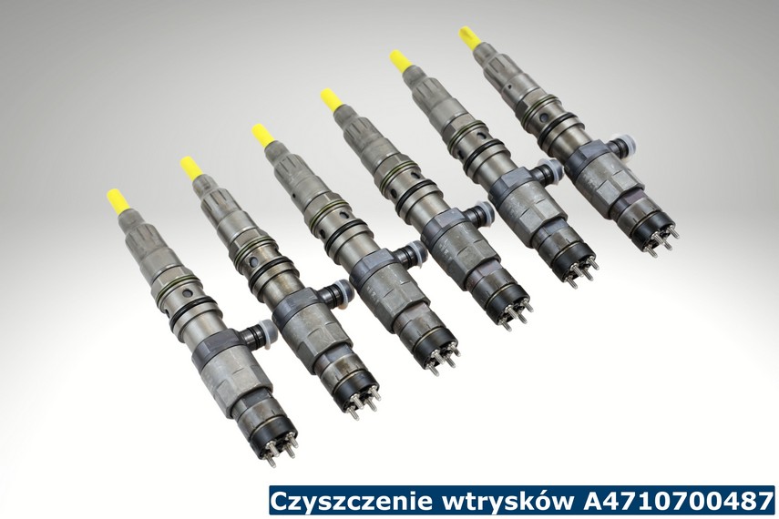 Czyszczenie wtrysków A4710700487 Wtryski A4710700487 po czyszczeniu