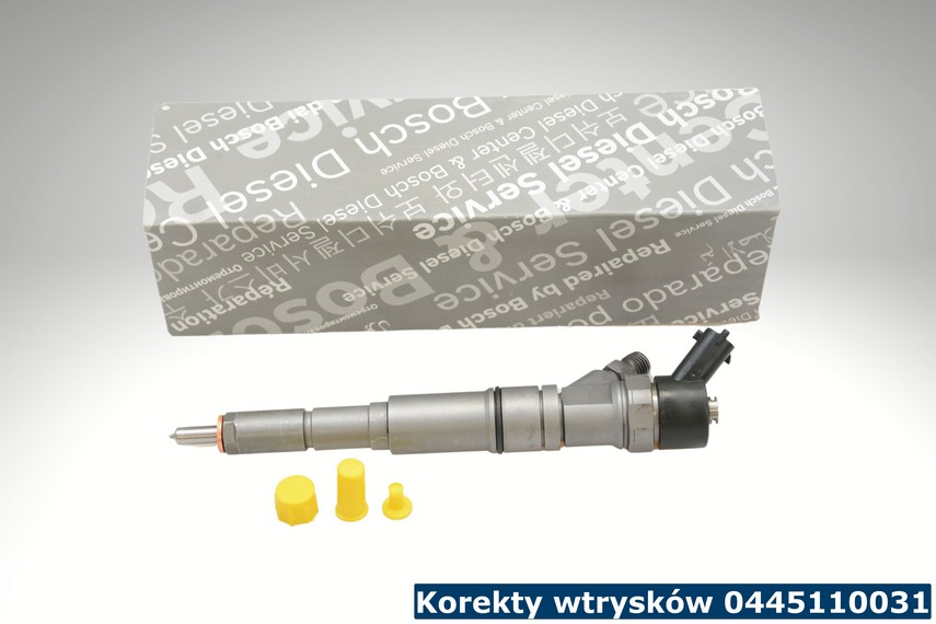 Korekty wtrysków 0445110031 Wtryski 0445110031 po naprawie