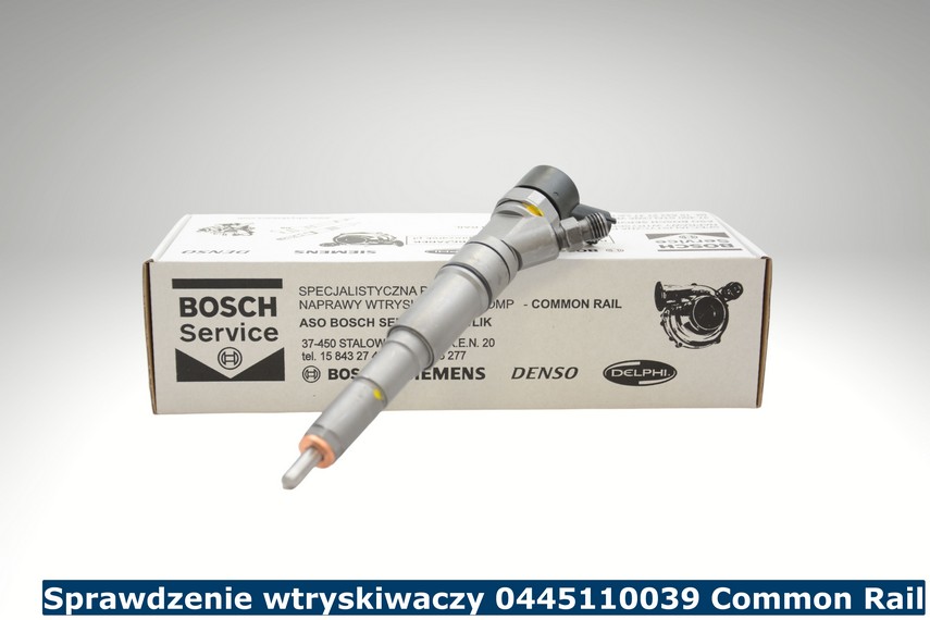Sprawdzenie wtryskiwaczy 0445110039 Common Rail Wtryskiwacz 0445110039 Common Rail po sprawdzeniu