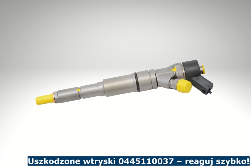 Uszkodzone wtryski 0445110037 – reaguj szybko! Wtryski 0445110037 po naprawie uszkodzenia