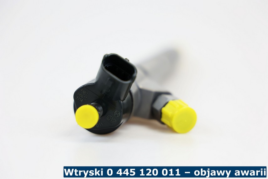 Wtryski 0 445 120 011 – objawy awarii Objawy awarii wtrysków 0 445 120 011