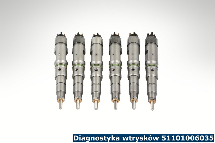 Diagnostyka wtrysków 51101006035 Wtryski 51101006035 po diagnostyce