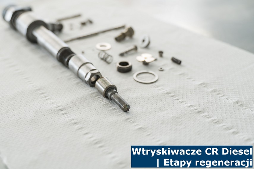 Wtryskiwacze CR Diesel | Etapy regeneracji Etapy regeneracji wtrysków paliwa Common Rail