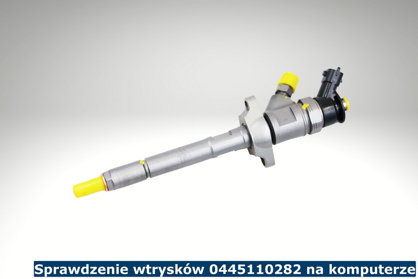 Sprawdzenie wtrysków 0445110282 na komputerze Wtrysk 0445110282 po sprawdzeniu na komputerze