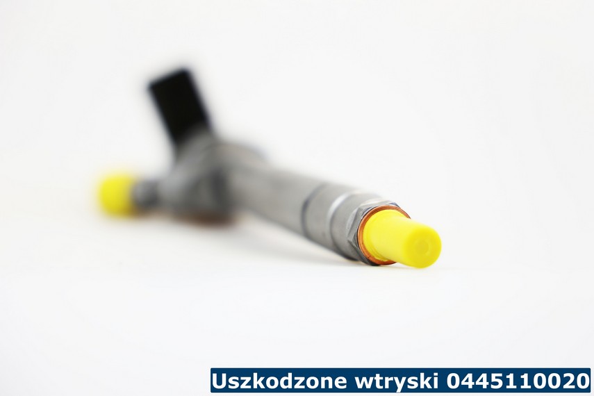 Uszkodzone wtryski 0445110020 Wtryski 0445110020 po naprawie uszkodzenia