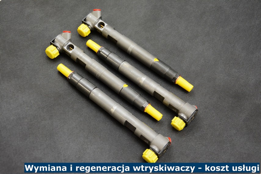 Wymiana i regeneracja wtryskiwaczy - koszt usługi Wymiana i regeneracja wtryskiwaczy - koszt usługi