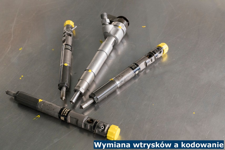 Wymiana wtrysków a kodowanie Wtryskiwacze po regeneracji w naszym salonie