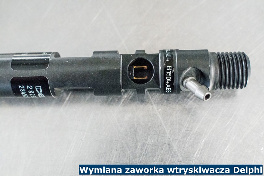 Wymiana zaworka wtryskiwacza Delphi Przykładowy wtryskiwacz Delphi