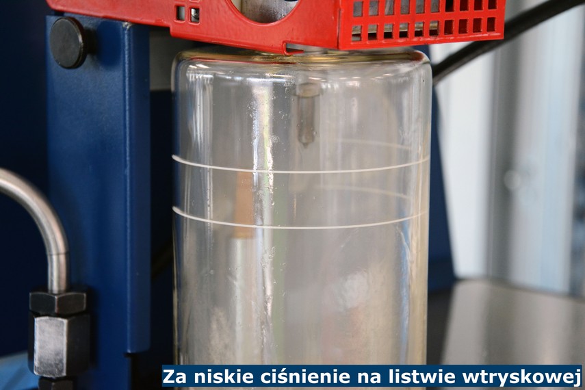 Za niskie ciśnienie na listwie wtryskowej Za niskie ciśnienie na listwie wtryskowej