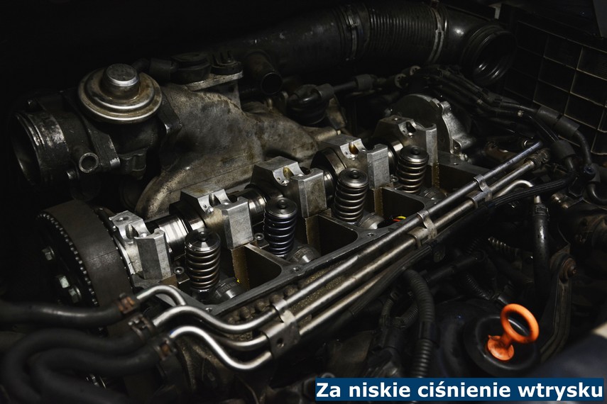 Za niskie ciśnienie wtrysku Pompowtryski
