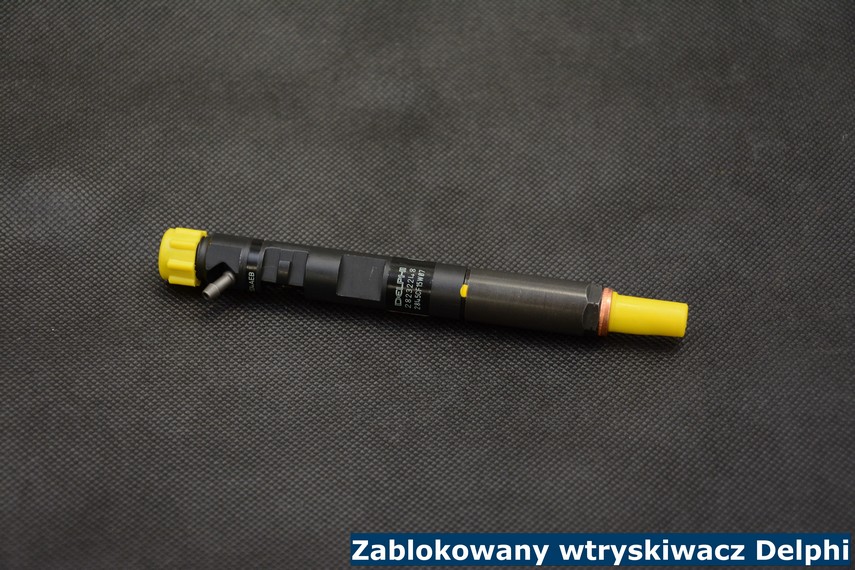 Zablokowany wtryskiwacz Delphi Zablokowany wtryskiwacz Delphi