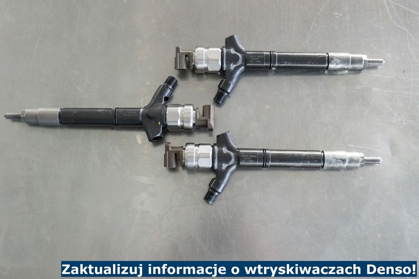 Zaktualizuj informacje o wtryskiwaczach Denso! Regeneracja wtrysków Denso jest już możliwa!