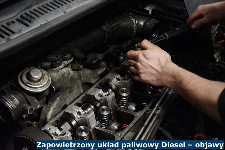 Zapowietrzony układ paliwowy Diesel – objawy Regeneracja zapowietrzonego układu paliwowego
