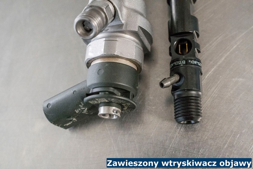 Zawieszony wtryskiwacz objawy Przykładowy wtryskiwacz BOSCH