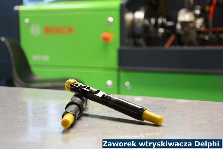 Zaworek wtryskiwacza Delphi Przykładowy wtryskiwacz Delphi