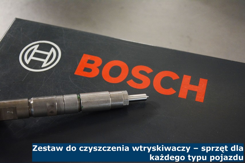 Wtryskiwacz marki Bosch po wyczyszczeniu